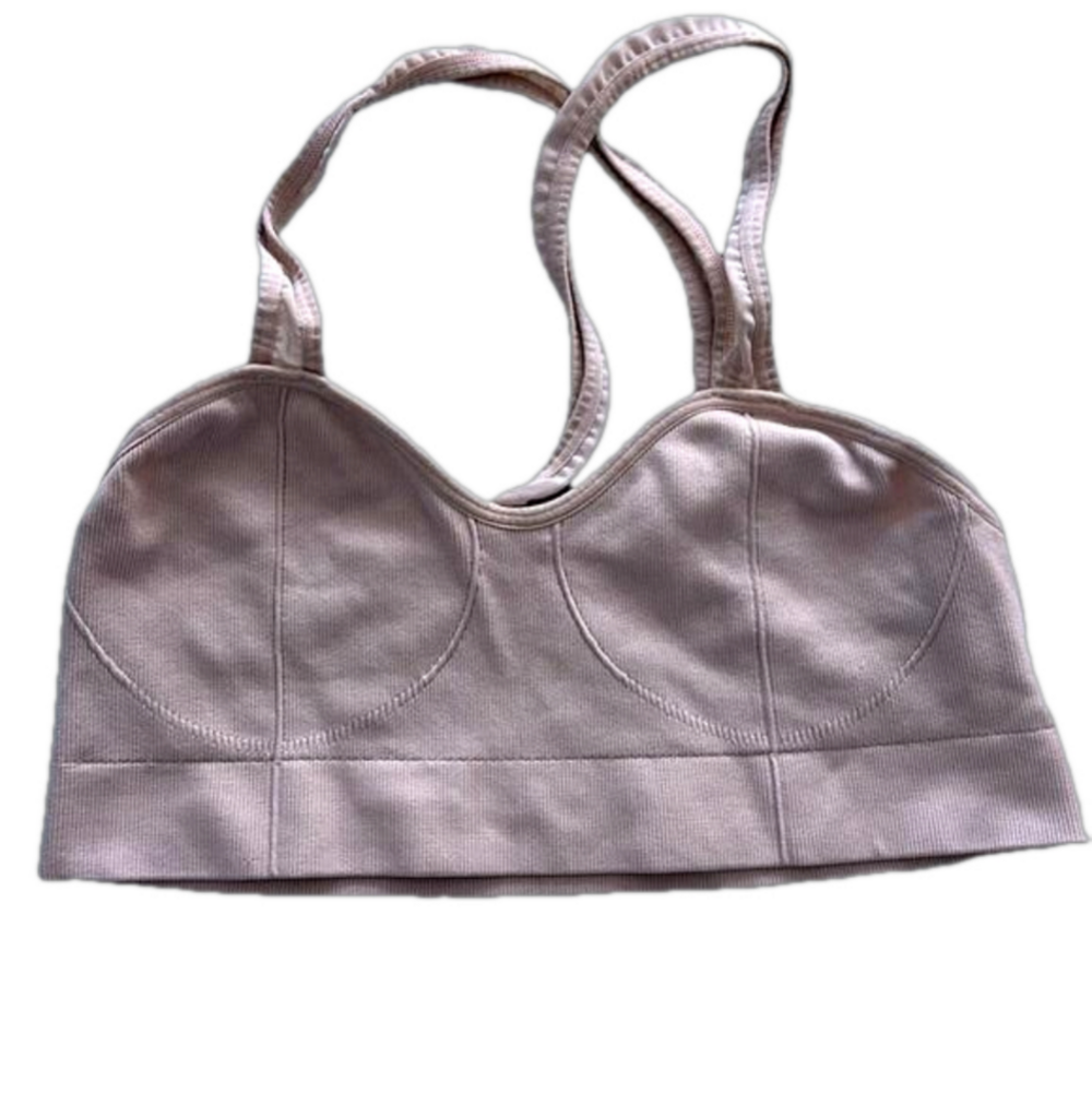 Pink Sports Bra